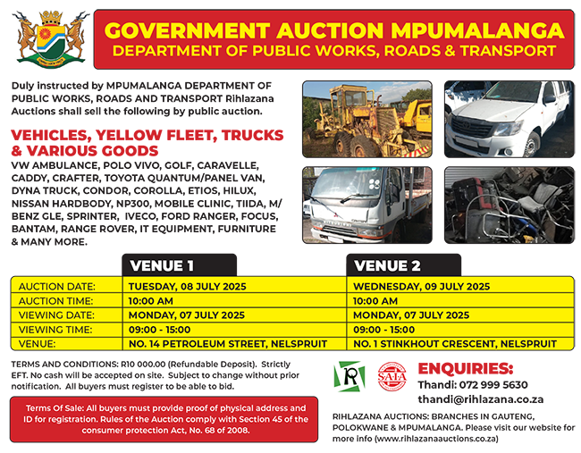 Government Auction Banner