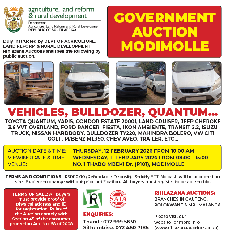 Government Auction Modimolle